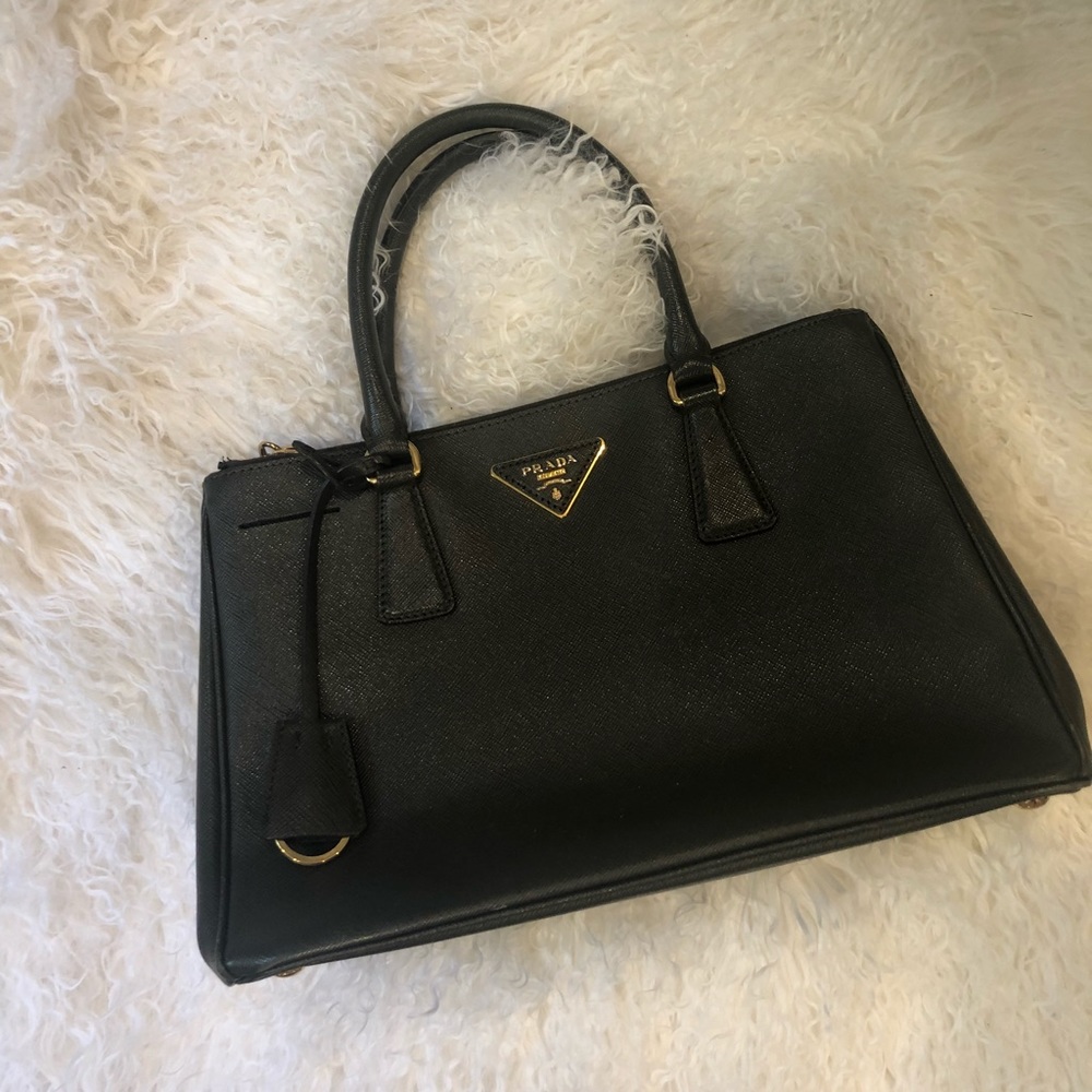 Prada Galleria Bag - emerald green